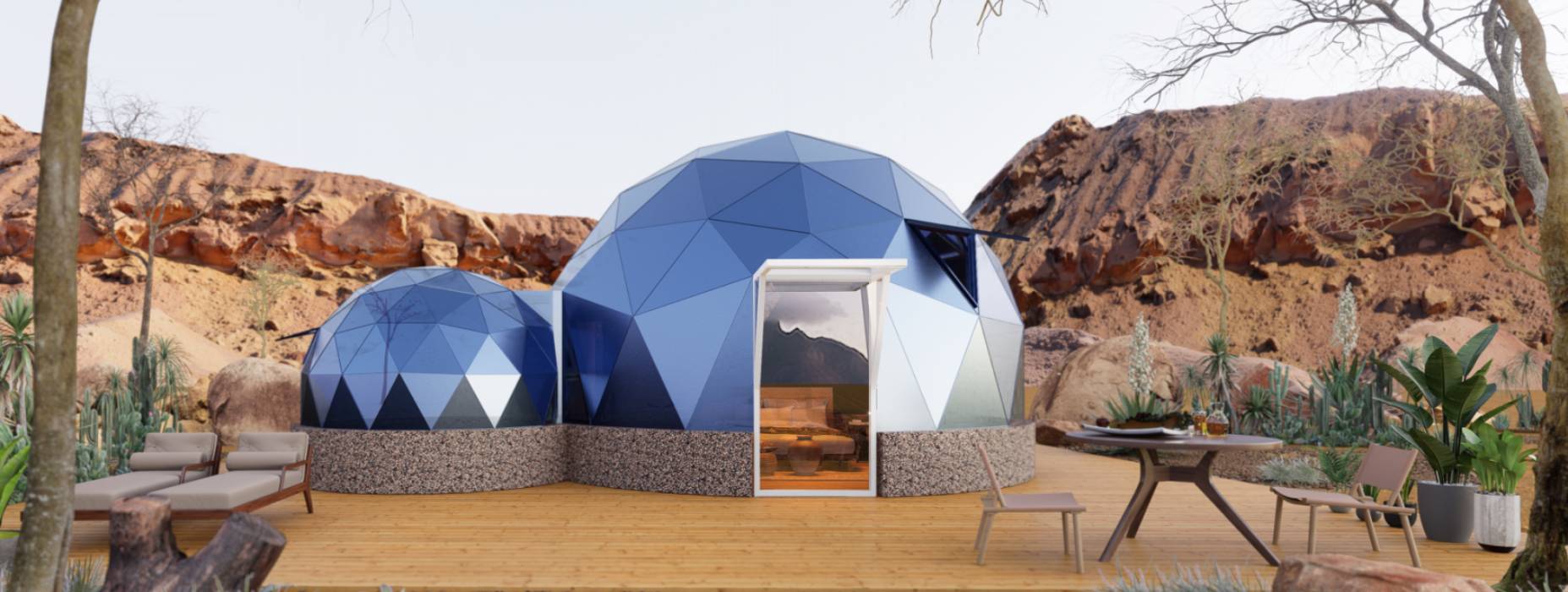 青州市球形智能光伏玻璃星空房